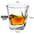 威士忌纯饮杯网红啤酒杯白兰地杯玻璃家用高端古典洋酒杯酒吧杯子(扭转杯-230mL)