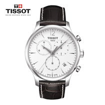 天梭(TISSOT) 瑞士手表俊雅系列石英男表 六针时尚休闲运动男士手表皮带钢带(T063.617.16.037.00)