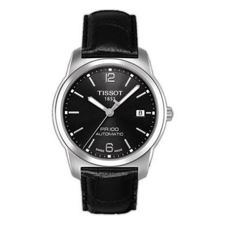 瑞士品牌表天梭tissotpr100系列机械男表黑盘t0494071605700返回商品