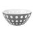 意大利guzzini 原装进口创意小吃碗家用水果碗甜品碗沙拉碗幻影波点碗 国美厨空间(灰 大号)
