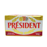 总统发酵型动脂黄油 淡味 500g  早餐 面包 烘焙原料 国美超市甄选