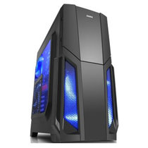 先马（SAMA）风暴5(黑色) 400长游戏电脑机箱（USB3.0/背线/侧透/长显卡/SSD/电源下置）