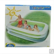 美国INTEX家庭游泳池56483方形婴幼儿充气水池戏水池