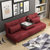 忆斧至家 多功能可折叠两用沙发床 日式现代简约小户型三人沙发1.2米(暗红色 三人位)