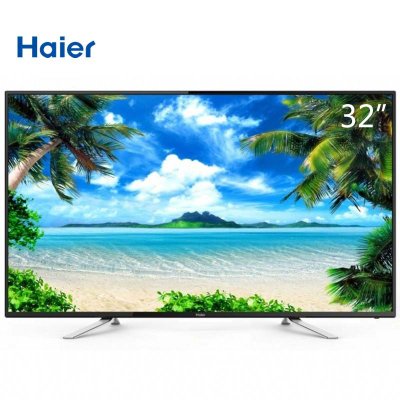 海尔(Haier) LE32B310G 32英寸 高清 64位处理器 智能电视（黑色）