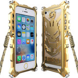 苹果5 iPhone5 手机壳 手机套 保护壳 保护套 机械手臂2 战神 战魂 忍者 传奇 死亡金属 雷鬼骷颅(香槟金)