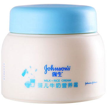 强生婴儿牛奶营养面霜60g 润肤霜