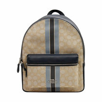 COACH新款蔻驰女包双肩包中号F68034 IMBMC(卡其多色)