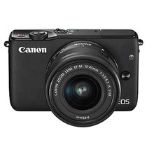 佳能（Canon）EOS M10 微型单电双头套机 黑色 (EF-M 15-45mm) & (EF-M 55-200mm)