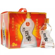 五粮液生态酿酒公司 歪嘴 100ml52度浓香型白酒小酒裸瓶(6瓶礼盒装)
