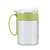 茶花油壶玻璃家用防漏大号厨房用品醋壶小油罐酱油瓶调料倒油瓶(绿色 550ml)
