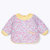 宝宝吃饭罩衣围兜防水婴儿反穿衣春季长袖围裙儿童画画衣护衣1260(1260玫红花园 80)