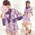 日式和服 台湾制服诱惑性感情趣内衣日本和服 变装秀制服诱惑情趣睡裙 情趣内衣(紫色)