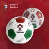 葡萄牙国家队官方商品丨C罗B费球星印号签名足球欧洲杯珍藏新款礼(花色)