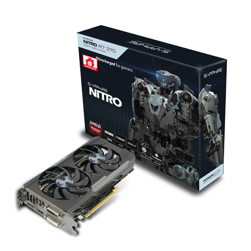 蓝宝石(sapphire)r9 370 1024sp 2g超白金 oc 2gb显卡