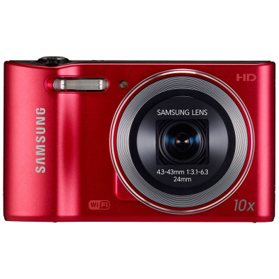 三星（SAMSUNG）WB30F数码相机 红色 10倍长焦 1600万像素 3寸液晶屏 WIFI共享 24MM广角 时尚外观设计
