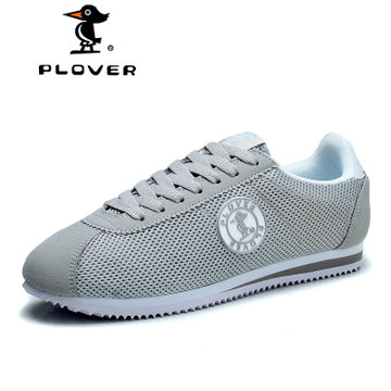 啄木鸟plover夏季新款学生鞋跑步鞋子男士网面透气运动休闲鞋时尚白搭