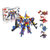 积木变形机器人高达模型男孩拼装玩具独角兽能天使圣兽武装圣兽狮王小颗粒礼物(6214)
