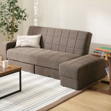 奥古拉 沙发床 折叠沙发床小户型多功能布艺沙发 可折叠带收纳