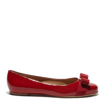 Salvatore Ferragamo女士红色平底鞋 01-A181-5921255.5红 时尚百搭