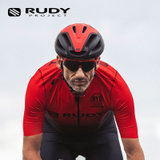 RUDY PROJECT自行车骑行眼镜运动太阳镜平光火红/黑/烟色黑K5-65 国美超市甄选