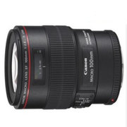 佳能（Canon）EF 100mm f/2.8L IS USM单反相机镜头 百微 黑色(套餐三)