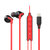 Pioneer/先锋 SEC-i800 苹果iphone7 Plus 接口耳机主动降噪运动红色