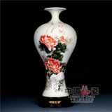 中国龙瓷花瓶开业礼品家居装饰办公客厅瓷器摆件*工艺商务礼品德化手绘陶瓷SHC0079SHC0079