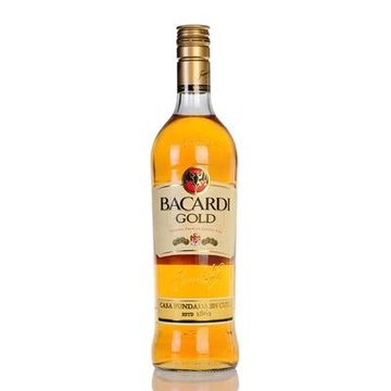 百加得bacardi 金朗姆酒 750ml