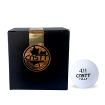 CnsTT凯斯汀 塔利40+新材料乒乓球 有缝球 一星乒乓球塑料球(金标8只装白色)