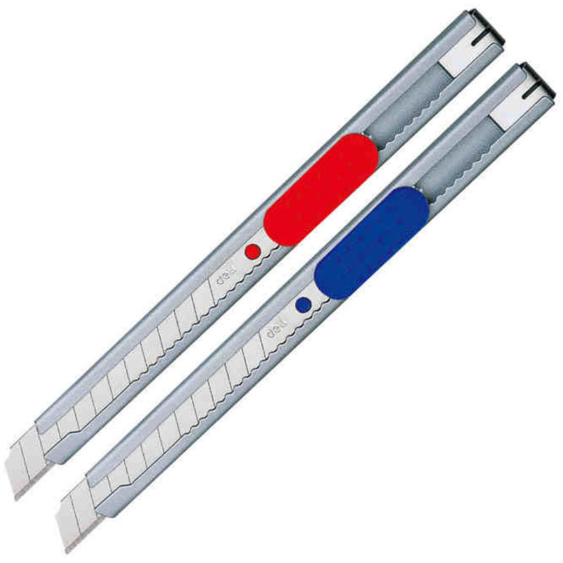 【得力2053办公文具图片】得力(deli) 2053 9mm小号 美工刀裁纸刀(计