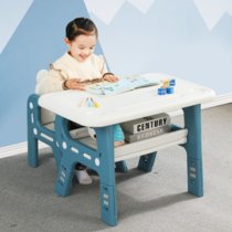 云艳YY-LCL1575 儿童桌幼儿园学习桌椅玩具小桌子椅子套装塑料家用游戏桌 常规款(默认 默认)