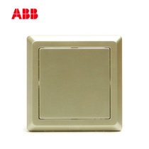 ABB德逸系列单连空白面板珍珠金色AE504-PG
