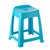 茶花贝壳成人塑料高凳(蓝色 10只装)