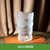 冰川纹玻璃杯家用高颜值杯子水杯女夏季果汁杯ins风咖啡杯啤酒杯(【冰川杯】透明高款-单只)