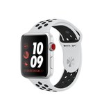Apple Watch Nike+ 智能手表（GPS款 铝金属表壳 Nike运动表带）(白金配黑色NIKE 42mm)