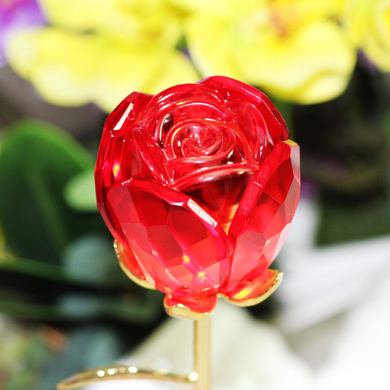 水晶玫瑰花(水晶玫瑰花束图片)