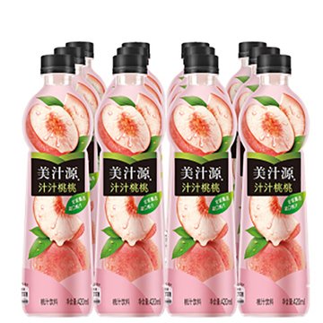 美汁源汁汁桃桃42012全塑包整箱