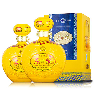 中酒网53度牧童村20年原浆1000ml高度清香型白酒双只装