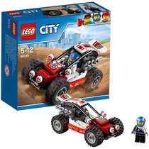 正版乐高LEGO City城市系列 60145 沙滩越野车 积木玩具(彩盒包装 件数)