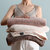 巴洛尼莫婴儿小孩浴巾 成人纤维珊瑚绒A类瞬吸菠萝格毛裹巾(咖啡色 150*75CM 300克重)第2张高清大图