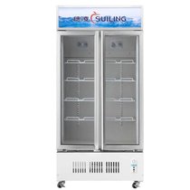 穗凌(SUILING)LG4-398M2F 398升商用单温冷藏冰箱立式展示风冷冷柜啤酒饮料双门冰柜