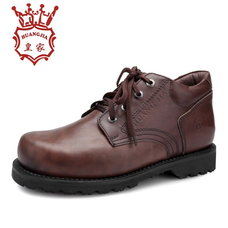 3516皇家*新款秋冬季休闲时尚羊毛保暖男羊毛靴h10-020m(棕色 40)