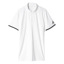 阿迪达斯adidas男装2016夏新款运动立领POLO短袖T恤AK0607(白色 2XL)