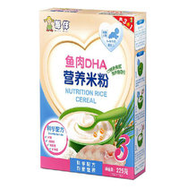 每伴鱼肉DHA高蛋白营养米粉3段