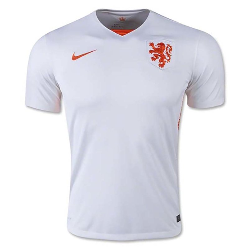 【运动套装图片】nike 耐克 荷兰国家足球队2015年客场白色足球球衣