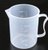 俊采云JYZZQ95透明量杯 带刻度杯 塑料计量杯 测量杯容量杯 塑料量杯 500ML（单位：个）(白色 JYZZQ95)