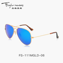 菲格慕斯偏光太阳眼镜 反光驾驶墨镜 FS-111 RB3025男女潮太阳镜(天蓝色 62mm)