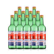 白酒 56度红星二锅头绿瓶光瓶 大二 500ml  12瓶装