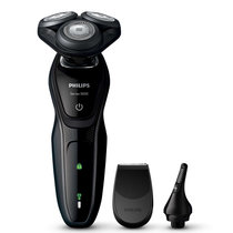 飞利浦Philips电动剃须刀S5082/61 充电式男士刮胡刀 全身水洗 五向贴面 精美礼盒装 联保(三刀头 5082)